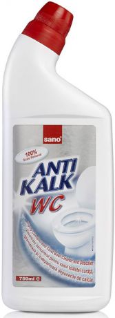 Средство для чистки унитазов Sano "Antikalk WC", 750 мл