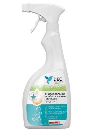 Универсальное чистящее средство DEC с антибактериальным эффектом, DEC-чистантибакт-0,5, 500 мл