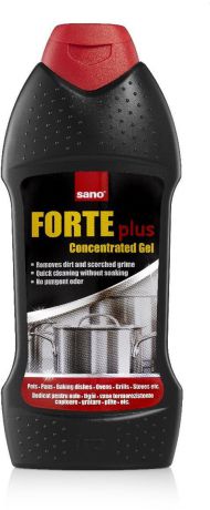 Гель для удаления пригоревшей грязи Sano "Forte Plus", концентрированный, 500 мл