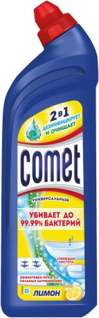 Универсальный чистящий гель Comet "Двойной эффект", с ароматом лимона, 1 л