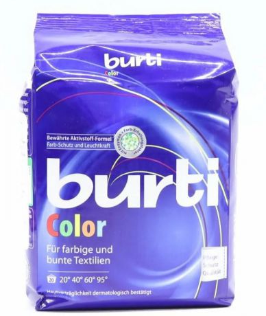 Стиральный порошок Burti "Color", для цветного белья, 1,5 кг