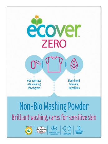 Экологический стиральный порошок Ecover "Zero", универсальный, 750 г
