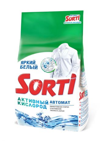 Стиральный порошок Sorti "Активный кислород", 1,5 кг