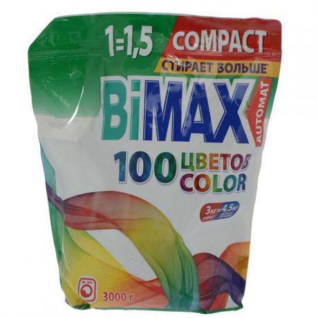 Стиральный порошок BiMax "Color", 3 кг. 523-1