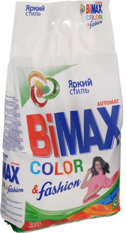 Стиральный порошок BiMax "Color&Fashion", 3 кг