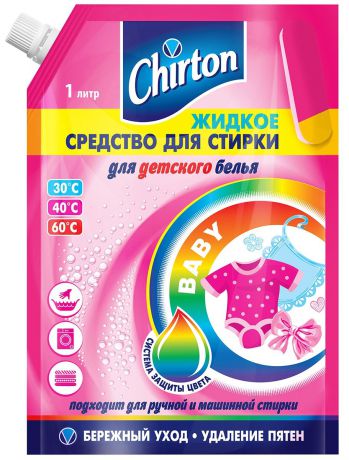 Жидкое средство для стирки детского белья "Chirton", 1 л