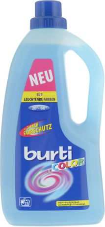 Жидкое средство для стирки Burti "Color Liquid", для цветного белья, 1,5 л