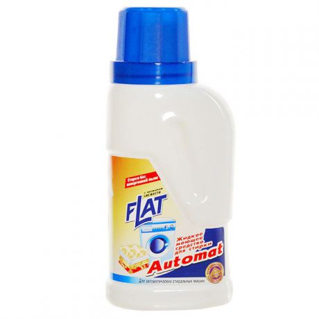 Жидкое моющее средство для стирки "Flat", с ароматом свежести, 950 г