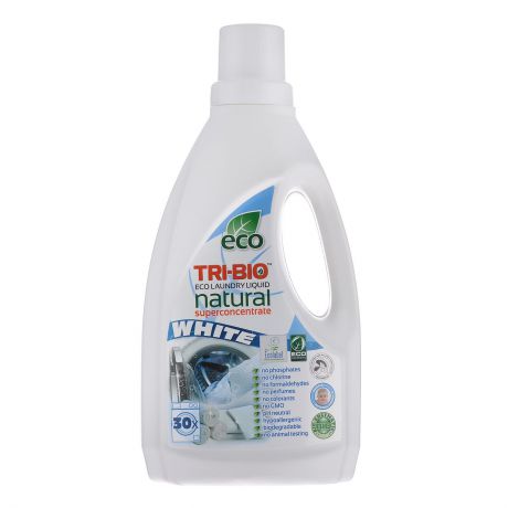 Натуральная эко-жидкость для стирки белого белья "Tri-Bio", 1,42 л