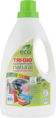 Эко-жидкость для стирки цветного белья "Tri-Bio", концентрат, 1,42 л