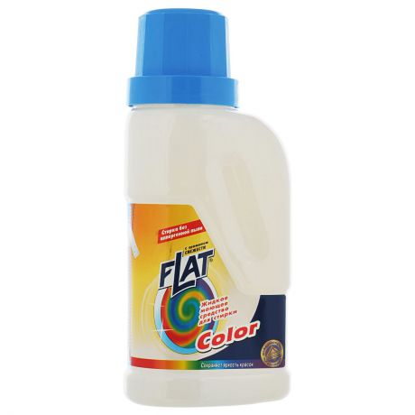 Жидкое моющее средство "Flat. Color" для стирки, с ароматом свежести, 950 г