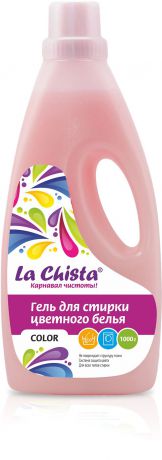 Гель для стирки La Chista "Color", для цветного белья, 1 л