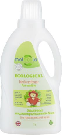 Кондиционер для детского белья Molecola "Pure Sensitive", для чувствительной кожи, экологичный, 1 л