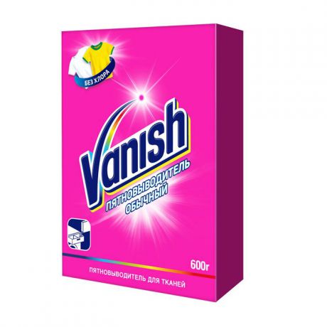 VANISH Пятновыводитель для тканей (порошкообразный), 600 г