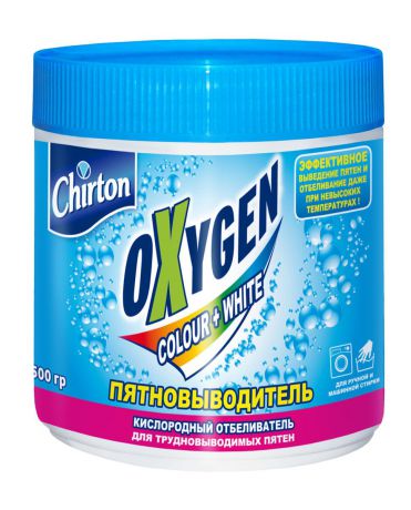 Порошок отбеливающий Chirton "Oxygen", кислородный , 500 г