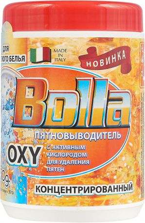 Пятновыводитель Bolla "Oxy", без хлора, для цветного белья, 750 г