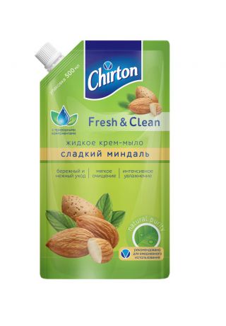 Жидкое крем-мыло Chirton "Сладкий миндаль", 500 мл