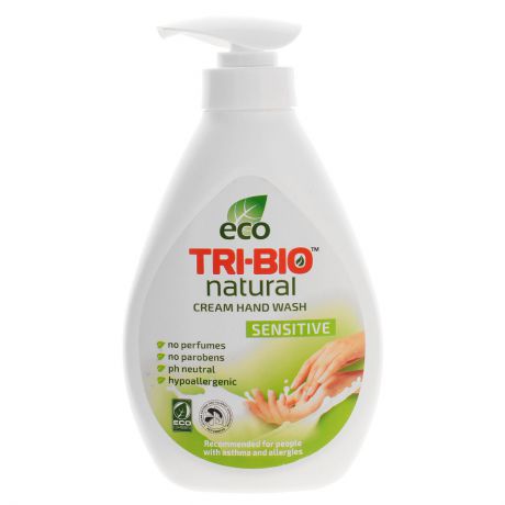 Натуральное жидкое эко крем-мыло Tri-Bio "Нежное", 240 мл