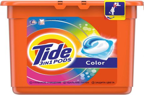 Капсулы для стирки Tide "Color", 23 шт