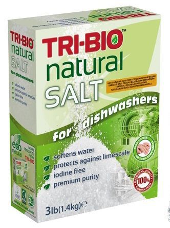 Соль для посудомоечных машин "Tri-Bio", натуральная, 1,4 кг