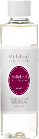 Ароматизатор Millefiori Milano "Via Brera", вельвет, сменный блок, 250 мл