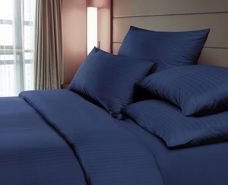 Комплект белья "Verossa", 1,5-спальный, наволочки 50х70 см, цвет: черничный