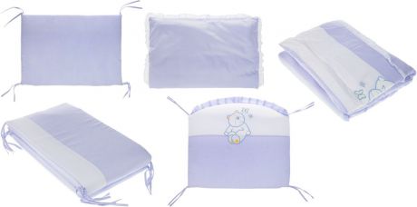 Сонный гномик Комплект белья для новорожденных Пушистик цвет голубой 6 предметов