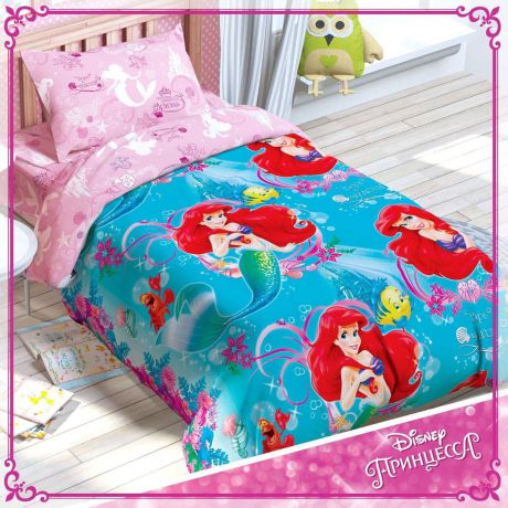 Disney комплект постельного белья Принцессы Русалочка Ариель 1,5 спальное