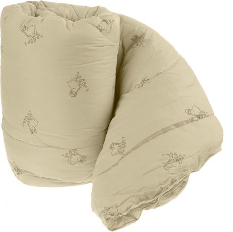 Одеяло теплое Легкие сны "Золотое руно", наполнитель: овечья шерсть, цвет: в ассортименте, 200 х 220 см