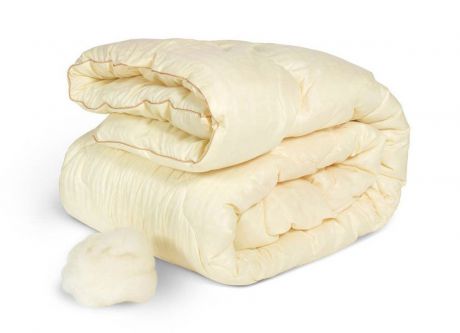 Одеяло теплое "Peach", наполнитель: овечья шерсть, 140 х 205 см