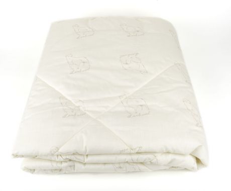 Одеяло Classic by T "Меринос-натурэль", наполнитель: шерсть, полиэфир, цвет: экрю, 200 х 210 см