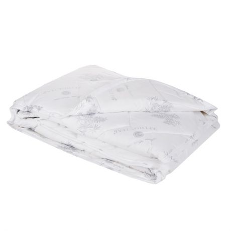 Одеяло "Арт Постель", наполнитель: бамбук, цвет: белый, 140 см х 205 см. 2094