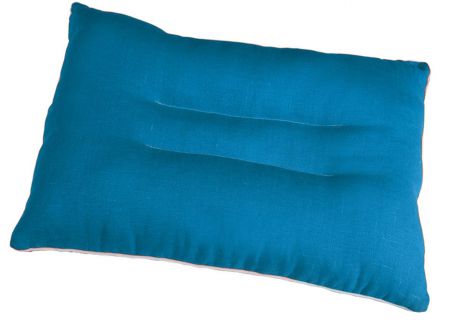 Подушка ортопедическая Bio-Textiles "Магия солнца Blue", наполнитель: лебяжий пух, цвет: бирюзовый, 50 х 70 см. АМ490