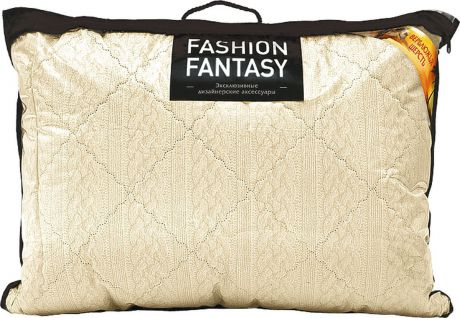 Подушка Fashion Fantasy, цвет: бежевый, 50 х 70 см