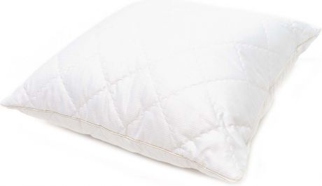 Подушка Сlassic by T "Soft Wool", стеганая, наполнитель: полиэфирное волокно, цвет: белый, 70 х 70 см