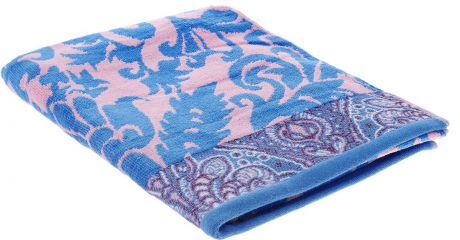 Полотенце Guten Morgen "Гоа", цвет: синий, розовый, 34 х 76 см