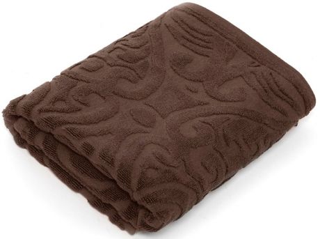 Полотенце для ванной Wess "Zelidzh ", цвет: коричневый, 70 х 140 см