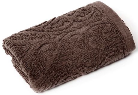 Полотенце для ванной Wess "Zelidzh", цвет: коричневый, 30 х 50 см