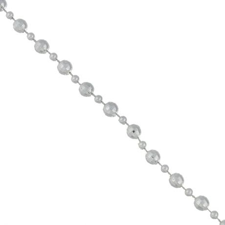 Новогодняя гирлянда Феникс-Презент "Шарики", цвет: серебристый, длина 2,7 м
