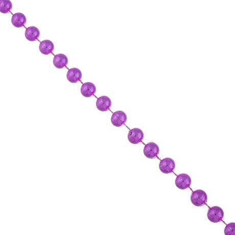 Новогоднее украшение Lunten Ranta "Бусы. Крупные", цвет: фиолетовый, длина 2 м