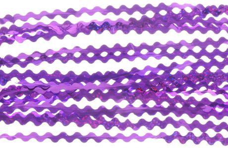 Дождик "Magic Time", цвет: фиолетовый, диаметр 9 см, длина 100 см. 75747