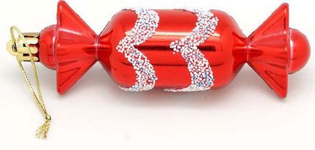 Подвесное украшение Яркий Праздник "Конфеты", цвет: красный, 8 х 12 х 2 см