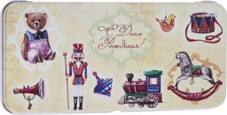 Коробка подарочная Феникс-Презент "Сказочные игрушки", 16,6 х 7,6 х 1 см