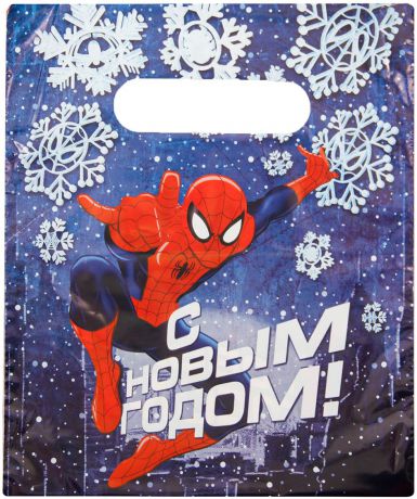 Пакет подарочный Marvel "Человек-Паук", 17 х 20 см