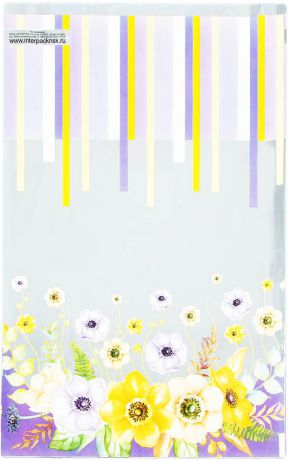 Пакет подарочный Интерпак "Сиреневый туман", цвет: мультиколор, 25 х 40 см. 1925126