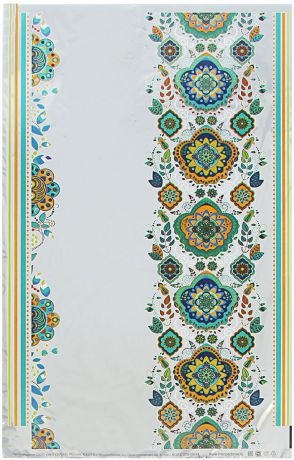 Пакет подарочный Интерпак "Кадриль", цвет: зеленый, 50 х 30 см. 2111367