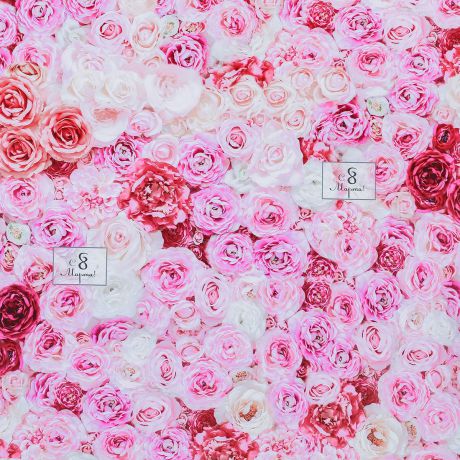 Бумага упаковочная Дарите счастье "Букеты роз", глянцевая, 70 х 100 см. 2887322