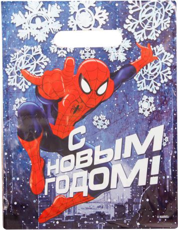 Пакет подарочный Marvel "Человек-Паук", 23 х 29,5 см