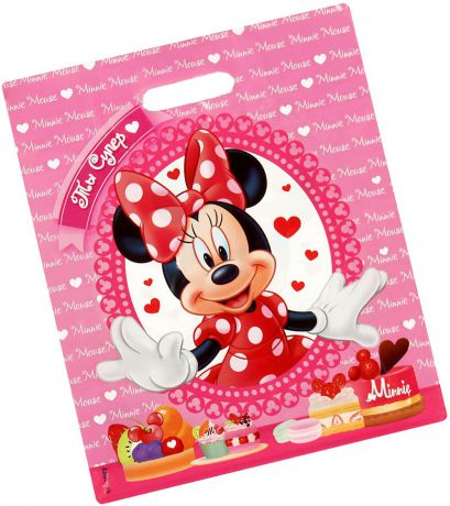 Пакет подарочный Disney "Минни Маус. Ты супер!", 34 х 40 см. 2333371