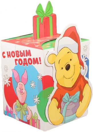 Коробка подарочная Disney "С Новым годом. Медвежонок Винни", складная, 8 х 10 х 8 см